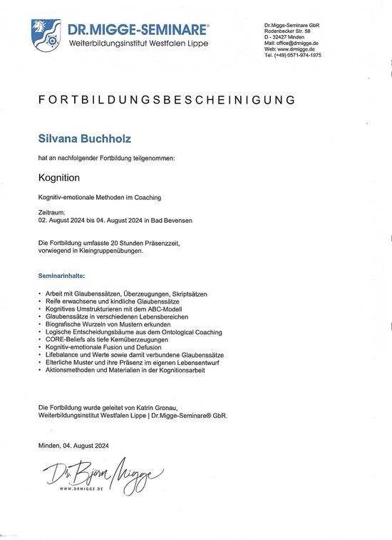 Fortbildung Beruf und Karriere Coach